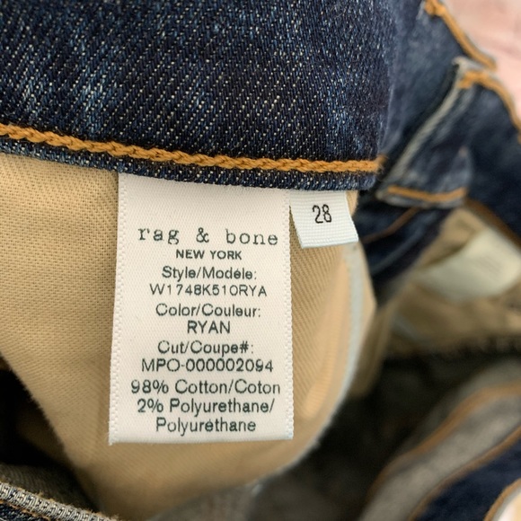 Rag & Bone Stove Pipe 10 Inch Jeans - Picture 10 of 10